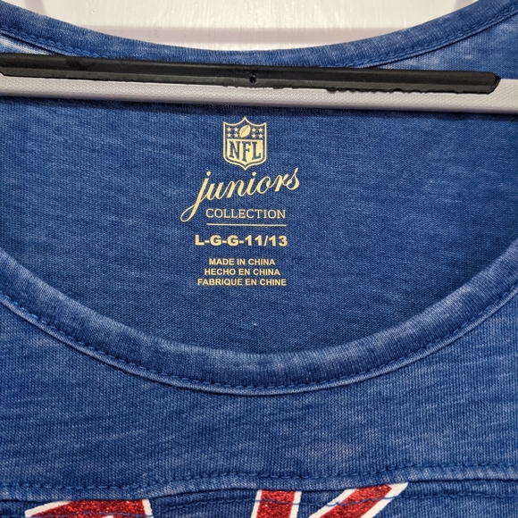 NFL Juniors NY Giants football tee NWT size large - Picture 3 of 5